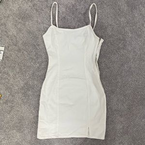 H&M White Jean Dress
